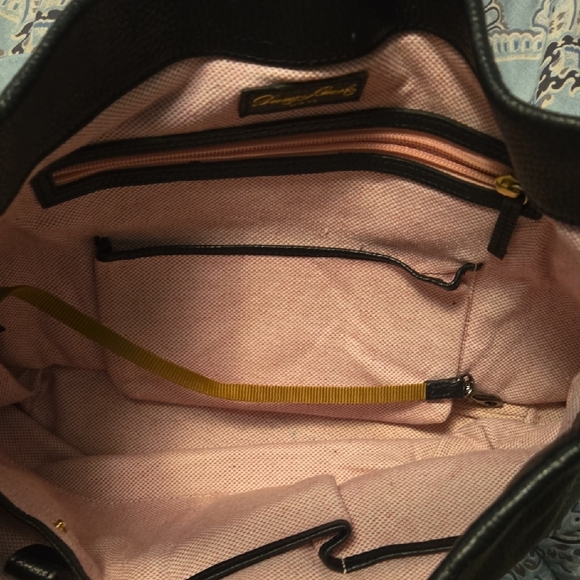 Dooney & Bourke Black and Gold Hobo Bag - Picture 4 of 8